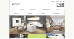 Desktop Screenshot of dieneuekueche.com